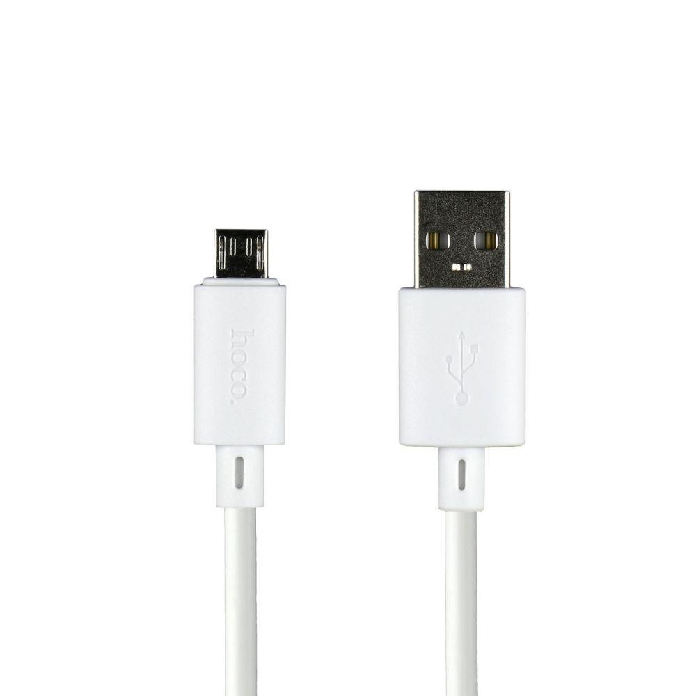 Hoco X88 Gratified Micro USB 1m White (6931474783332) - зображення 1