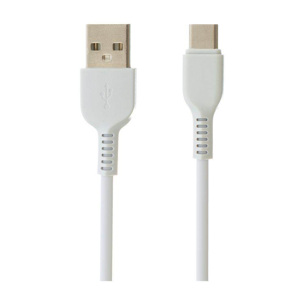 Hoco X20 Flash USB-A to USB Type-C 1m White (6957531068853) - зображення 1