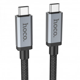 Hoco US06 USB 3.2 Type-C to Type-C 2m Black (6931474777393)