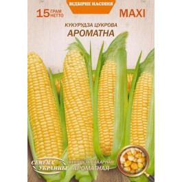 ТМ "Семена Украины" Насіння Семена Украины кукурудза цукрова Ароматна 15г (4823099803613)