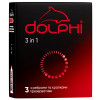 DOLPHI Презервативи DOLPHI Три в одному 3 шт (4820144770579) - зображення 1