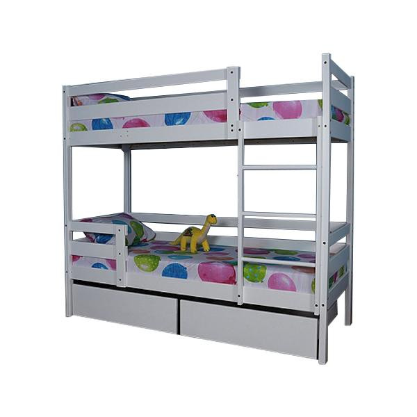 SportBaby Двоярусне ліжко з ящиками, Babyson 6, 80x190 см - зображення 1