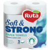 туалетний папір Ruta Бумажные полотенца Soft Strong трехслойная 2 шт. (4820023748651)