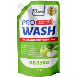   Pro Wash Миючий засіб для ручного миття посуду  Яблуко 460 г (4260637723918)