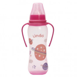 Lindo Бутылочка для кормления LI 135 розовый 250 мл