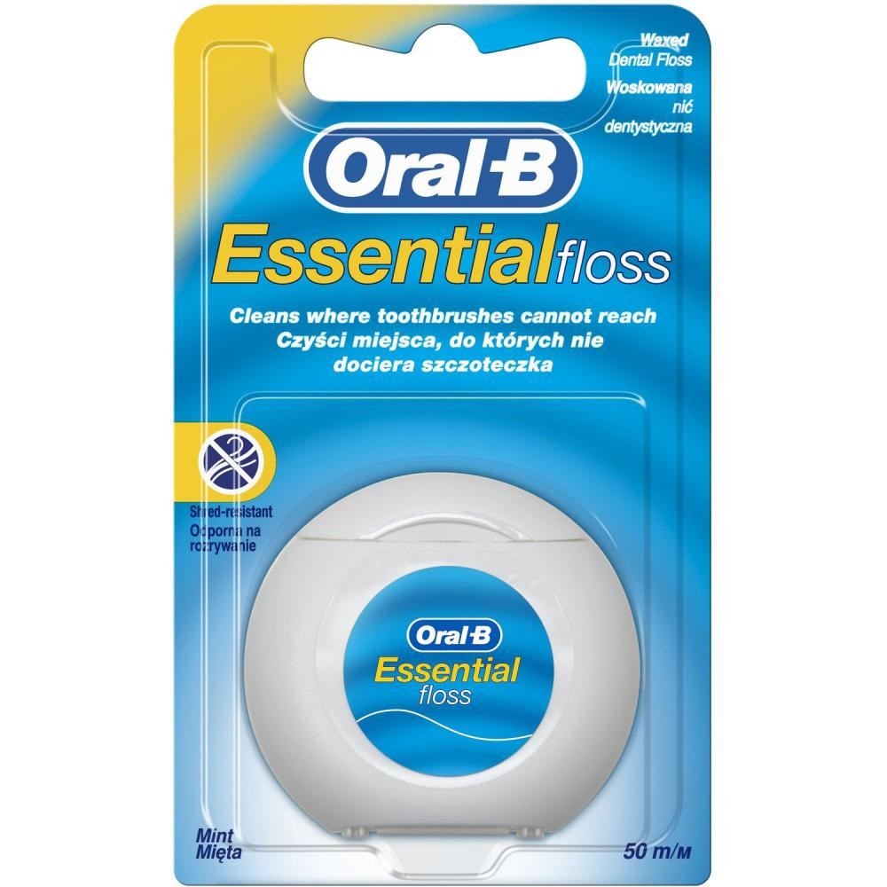 Oral-B Зубная нить  Essential Мятная 50 м (3014260280772) - зображення 1