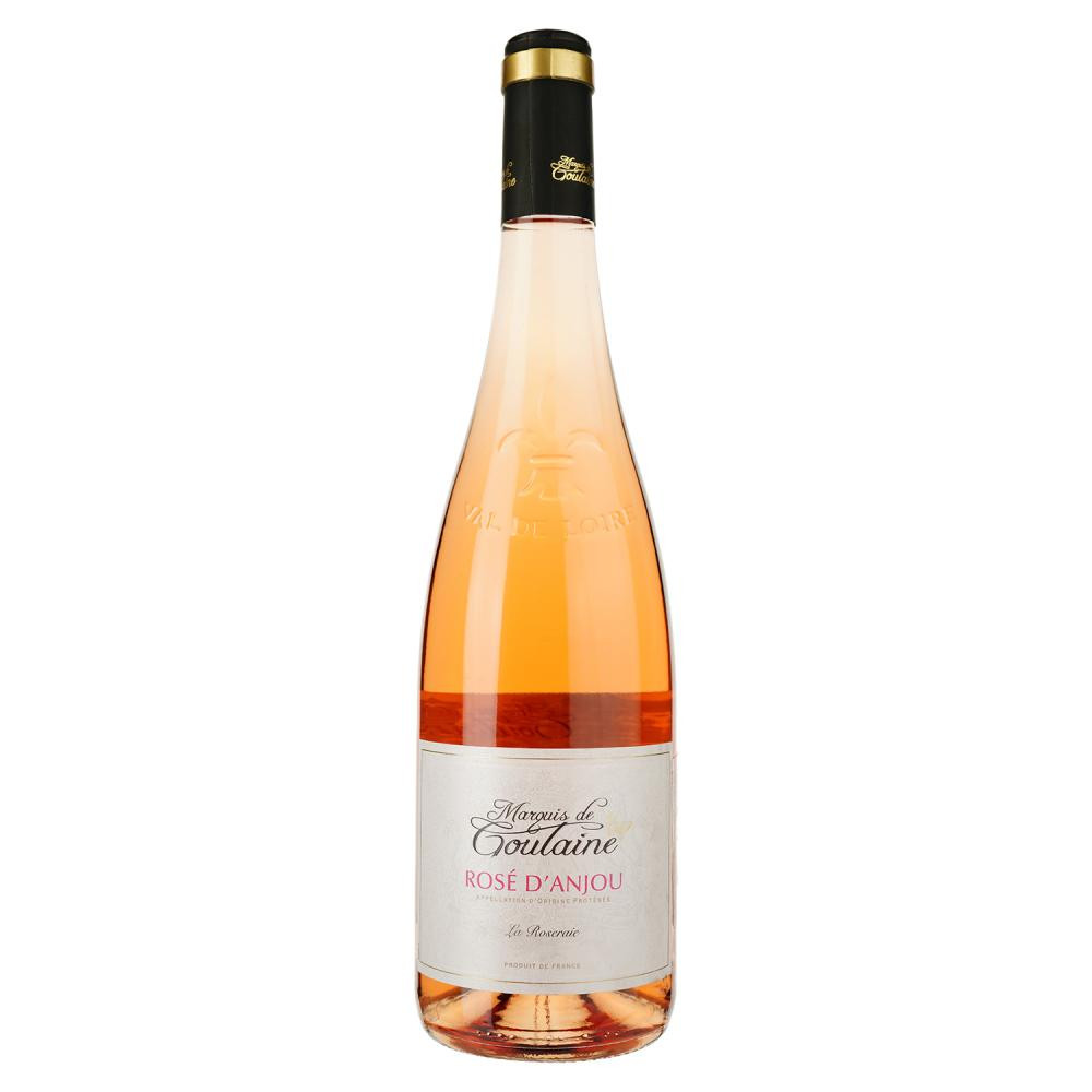 Les Grands Chais de France Вино Marquis de Goulaine Rose d'Anjou рожеве напівсухе 0,75л 11,5% (3450090020131) - зображення 1