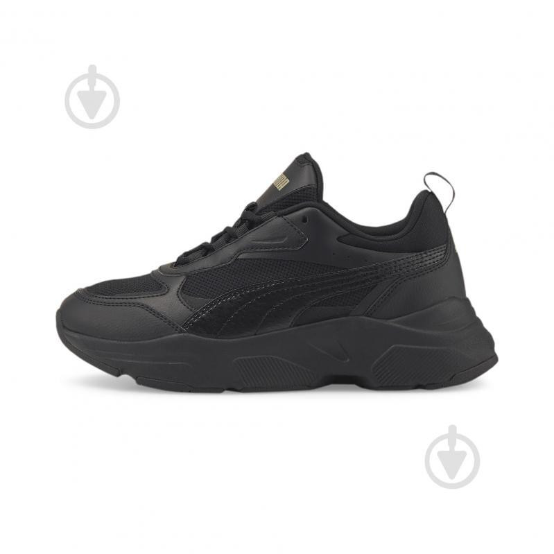 PUMA Кроссовки  Cassia 38464702 37.5 (4.5) 23.5 см Black-Black-Team Gold (4064535900644) - зображення 1