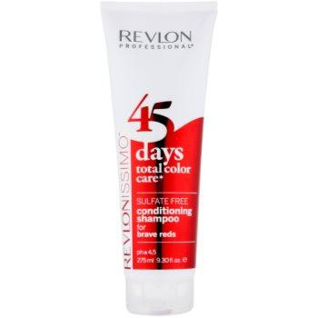 Revlon Revlonissimo Color Care шампунь та кондиціонер 2 в 1 для для мідних відтінків волосся без сульфатів  - зображення 1