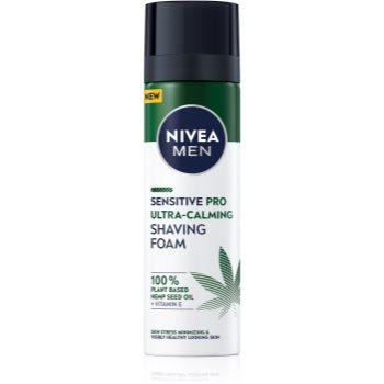 Nivea Men Sensitive Hemp піна для гоління з конопляною олією 200 мл - зображення 1