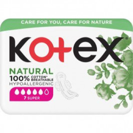 Kotex Natural Super прокладки гігієнічні 7 кс