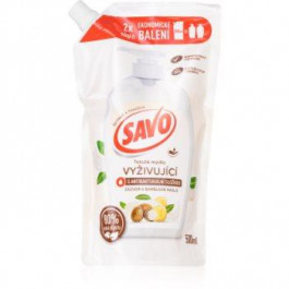 Savo Shea Butter & Ginger рідке мило для рук змінне наповнення 500 мл