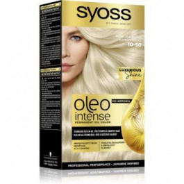   Syoss Oleo Intense перманентна фарба для волосся з олією відтінок 10-50 Light Ashy Blond 1 кс