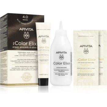 Apivita My Color Elixir фарба для волосся без аміаку відтінок 4.0 Brown - зображення 1