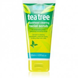 Beauty Formulas Tea Tree очищуючий пілінг для шкіри обличчя для проблемної шкіри 150 мл