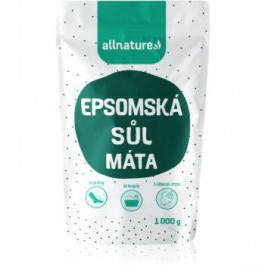 Allnature Epsom salt Mint сіль для ванни 1000 гр