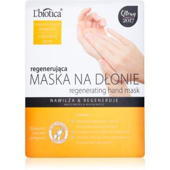 L'biotica Masks відновлююча маска для рук у формі рукавичок  26 гр - зображення 1