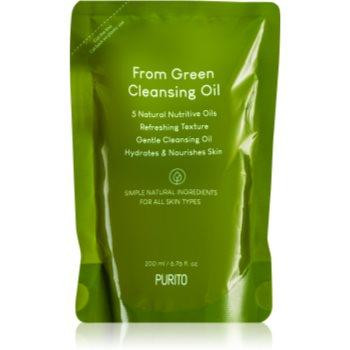 Purito From Green очищуюча олійка для шкіри обличчя змінне наповнення 200 мл - зображення 1