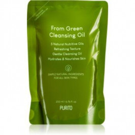 Purito From Green очищуюча олійка для шкіри обличчя змінне наповнення 200 мл