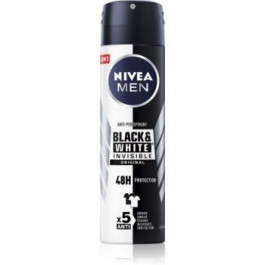 Nivea Men Invisible Black & White антиперспірант спрей для чоловіків 150 мл