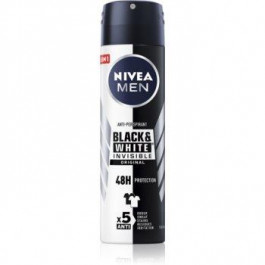   Nivea Men Invisible Black & White антиперспірант спрей для чоловіків 150 мл