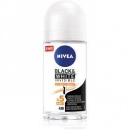   Nivea Invisible Black & White Ultimate Impact кульковий антиперспірант 48 годин 50 мл