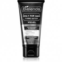 Bielenda Only for Men Carbo Detox матуючий очищуючий гель для чоловіків 150 гр