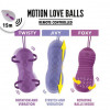 Feelztoys Вагинальные шарики с массажем и вибрацией FeelzToys Motion Love Balls Jivy с пультом ДУ, 7 режимов ( - зображення 3
