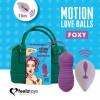 Feelztoys Вагинальные шарики с жемчужным массажем FeelzToys Motion Love Balls Foxy с пультом ДУ, 7 режимов (SO - зображення 1