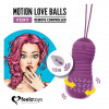 Feelztoys Вагинальные шарики с жемчужным массажем FeelzToys Motion Love Balls Foxy с пультом ДУ, 7 режимов (SO - зображення 2