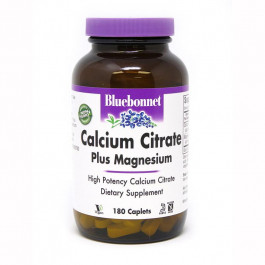 Bluebonnet Nutrition Nutrition Calcium Citrate Plus Magnesium 180 капсул (0718)