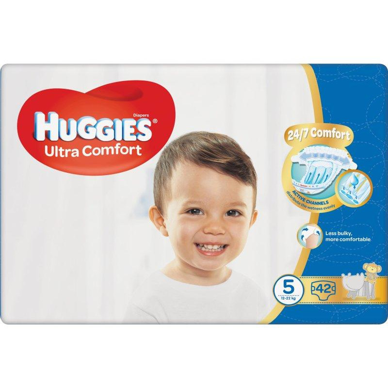 Huggies Ultra Comfort 5 для девочек 42 шт - зображення 1