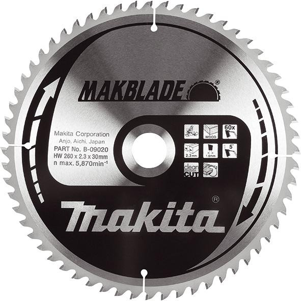 Makita MAKBlade 250x30 60T (B-09008) - зображення 1