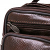 Vintage Багатофункціональна чоловіча сумка-барсетка з натуральної шкіри темно-коричневого кольору  (20450) - зображення 6