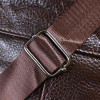 Vintage Багатофункціональна чоловіча сумка-барсетка з натуральної шкіри темно-коричневого кольору  (20450) - зображення 9