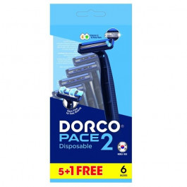 Dorco Бритва  Pace 2 Plus для чоловіків 2 леза 6 шт. (8801038592145)