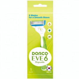 Dorco Бритва одноразовая  EVE 6 для женщин 6 лезвий (8801038584461)