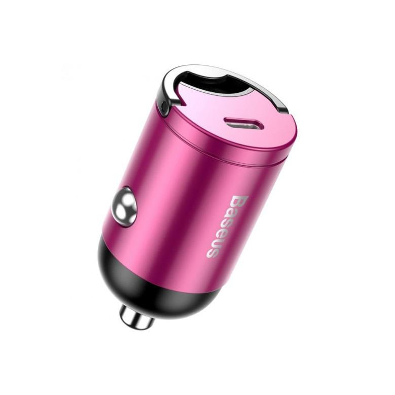 Baseus Tiny Star Mini PPS Car Charge USB Type-C Port 30W Pink (VCHX-B04) - зображення 1