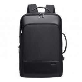 KOOSOM Expandable Design Leather Laptop Backpack