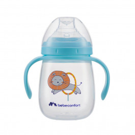 Bebe Confort Чашка-непроливайка Anti-Leak Cup Funny Friends, блакитна, 240 мл (3105201110)