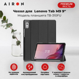 AIRON Premium Lenovo Tab M9 9" (TB-310FU) + protective film black (4822352781091)