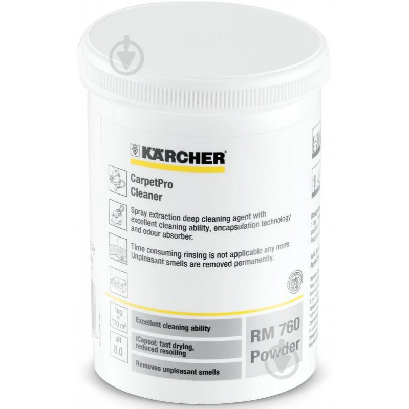 Karcher Засіб для чищення килимів  CarpetPro RM 760 iCapsol, 800 г (4054278032344) - зображення 1