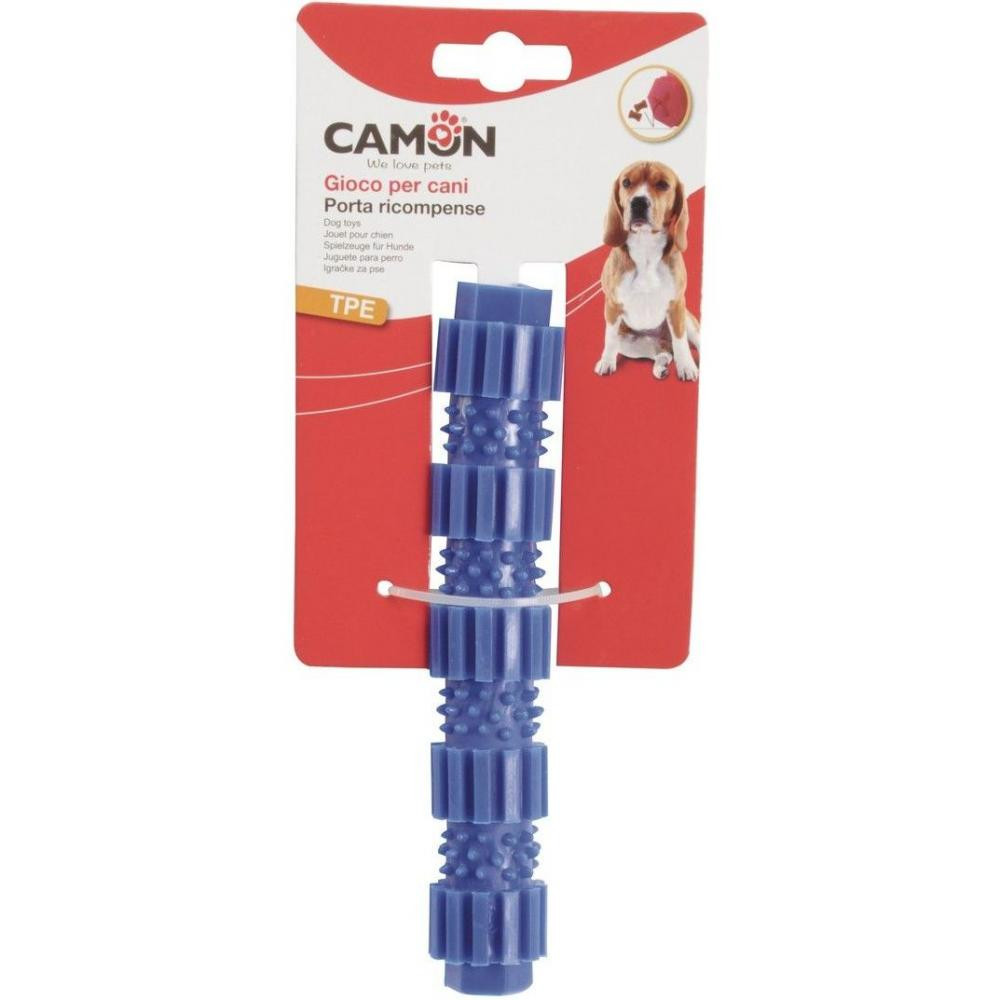 Camon Іграшка для собак  Циліндр для роздачі ласощів, термопластична гума, 18 см, в асортименті (801980821 - зображення 1