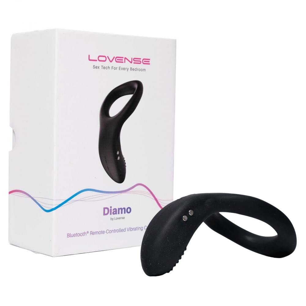 Lovense Смарт кольцо-насадка на член Lovense Diamo Cock Ring (SO4565~22) - зображення 1