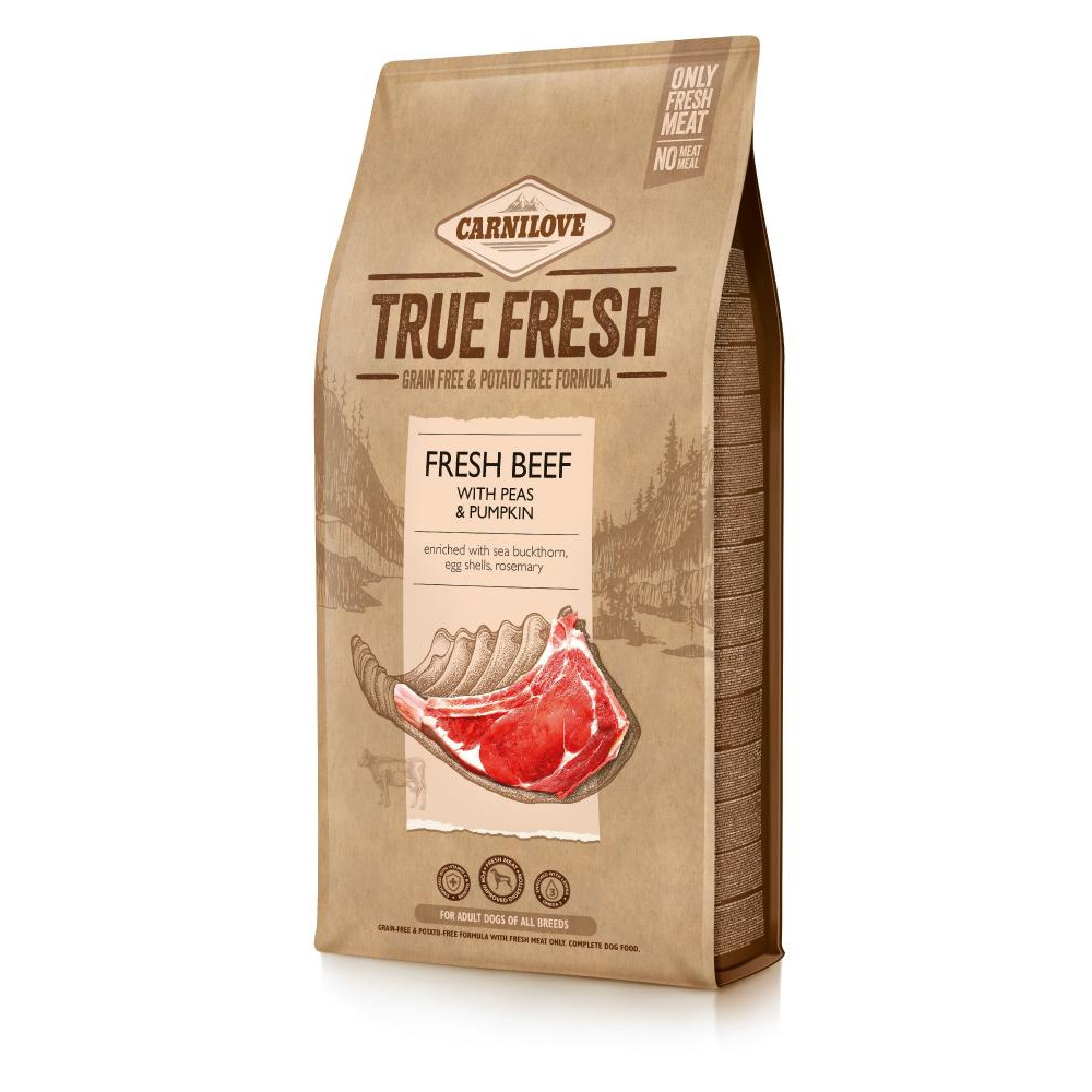Carnilove True Fresh BEEF Adult 11.4 кг (8595602546053) - зображення 1