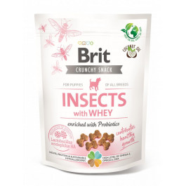 Brit Crunchy Snack Puppy Insects with Whey 200 г (100628)