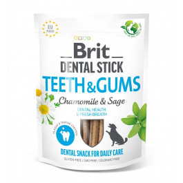 Brit Dental Stick Teeth & Gums ромашка і шавлія 7 шт 251 г (112102)
