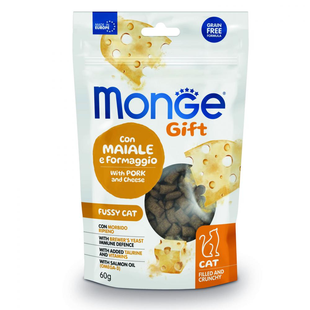 Monge Gift Fussy свинина та сир 60 г (8009470085021) - зображення 1