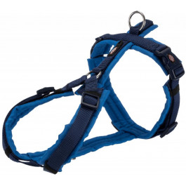 Trixie Шлея  Premium trekking L, для собак, 70-85 см, 25 мм, индиго/синий