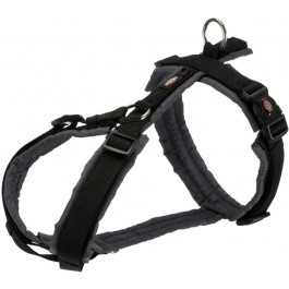 Trixie Шлея  Premium trekking S, для собак, 36-44 см, 15 мм, черный/графит